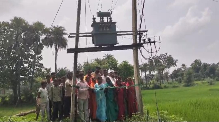 हंटरगंज में 63 केवी ट्रांसफार्मर का उद्घाटन, ग्रामीणों को राहत 63 केवी ट्रांसफार्मर